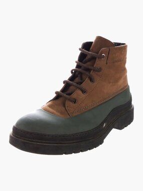 WANT Les Essentiels Suede Combat Boots